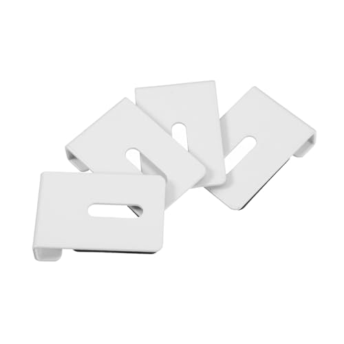 LOORGVEL 4 Stück Teiliges Spiegelhalter Edelstahl Wandhalterung für Große Schwere Spiegel Robuste Spiegelclips mit Schrauben und Gummipads zur Sicheren Wandmontage Rahmenloses Design LOORGVEL 4 Stück Teiliges Spiegelhalter Edelstahl Wandhalterung für Große Schwere Spiegel Robuste Spiegelclips mit Schrauben und Gummipads zur Sicheren Wandmontage Rahmenloses Design von LOORGVEL