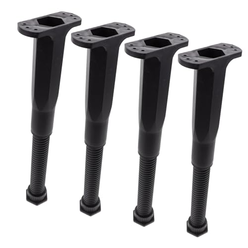 LOORGVEL 4 Stück Teiliges Verstellbares Möbelstützbein Bettrahmen Mittelstütze Robuste Möbelbeine Ersatzteil für Bett Schrank Sofa Langlebige Bettbeine mit Kratzfester Oberfläche LOORGVEL 4 Stück Teiliges Verstellbares Möbelstützbein Bettrahmen Mittelstütze Robuste Möbelbeine Ersatzteil für Bett Schrank Sofa Langlebige Bettbeine mit Kratzfester Oberfläche von LOORGVEL