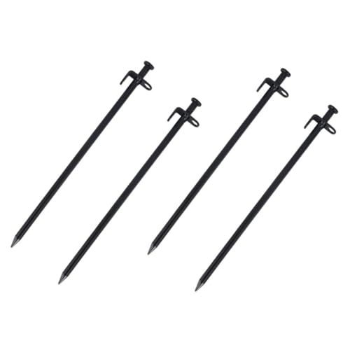 LOORGVEL 4 Stück Teiliges Verzinkte Stahl Zeltheringe Lang Rostfreie Camping Bodenanker Robuste Erdspieße für Zeltbefestigung Vielseitiges Outdoor Zubehör für Familienreisen und LOORGVEL 4 Stück Teiliges Verzinkte Stahl Zeltheringe Lang Rostfreie Camping Bodenanker Robuste Erdspieße für Zeltbefestigung Vielseitiges Outdoor Zubehör für Familienreisen und von LOORGVEL