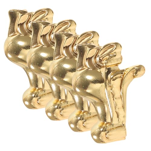 LOORGVEL 4 Stück Teiliges Vintage Schmuckkasten Eckenschutz aus Dekorative Füße für Holz Geschenkboxen Elegante Runde Goldfarbene Stützfüße Langlebiger Kantenschutz für Holzkisten LOORGVEL 4 Stück Teiliges Vintage Schmuckkasten Eckenschutz aus Dekorative Füße für Holz Geschenkboxen Elegante Runde Goldfarbene Stützfüße Langlebiger Kantenschutz für Holzkisten von LOORGVEL