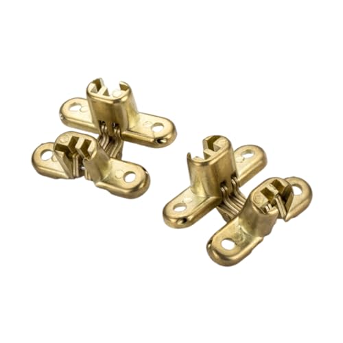 LOORGVEL 4 Stück Zinklegierung Scharnier Dickes Geräuscharmes Kreuzscharnier Unsichtbar Robustes Türscharnier für Holztüren Möbel Klapptisch Vielseitig Einsetzbar Rostfrei Langlebig LOORGVEL 4 Stück Zinklegierung Scharnier Dickes Geräuscharmes Kreuzscharnier Unsichtbar Robustes Türscharnier für Holztüren Möbel Klapptisch Vielseitig Einsetzbar Rostfrei Langlebig von LOORGVEL