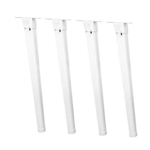 LOORGVEL 4 Teiliges Klapptisch Stativ Tragbare Schreibtischbeine Höhere Tischbeine Home Notebook Austauschbare Tischbeine Desktop Scharniere Verstellbare Tischbeine Tischbeine Mit von LOORGVEL