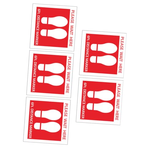 LOORGVEL 5 Blätter Runde Pvc aufkleber Abstand Halten Sticker Selbstklebend für Schule Einkaufszentrum Öffentliche Wc Dekor Sicherheitsmarkierung Abstandshinweis LOORGVEL 5 Blätter Runde Pvc aufkleber Abstand Halten Sticker Selbstklebend für Schule Einkaufszentrum Öffentliche Wc Dekor Sicherheitsmarkierung Abstandshinweis von LOORGVEL