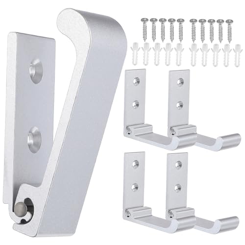 LOORGVEL 5 Stück Aluminiumlegierung Wandhaken Faltbare Garderobenhaken mit Schrauben Platzsparend Hohe Tragkraft für Bad Küche Schlafzimmer Eingänge Einfache Montage Langlebig und Robust LOORGVEL 5 Stück Aluminiumlegierung Wandhaken Faltbare Garderobenhaken mit Schrauben Platzsparend Hohe Tragkraft für Bad Küche Schlafzimmer Eingänge Einfache Montage Langlebig und Robust von LOORGVEL