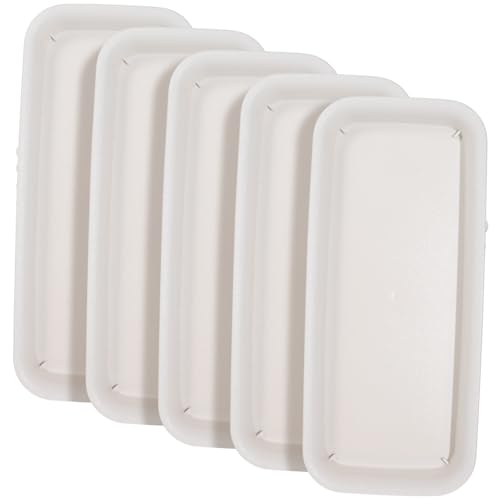 LOORGVEL 5 Stück Beige Rechteckige Pflanzuntersetzer aus Bruchsicherem PP Kunststoff Extra Kleine Pflanzentabletts mit Drainagefunktion Hitzebeständig und Leicht zu Reinigen für Blumentöpfe LOORGVEL 5 Stück Beige Rechteckige Pflanzuntersetzer aus Bruchsicherem PP Kunststoff Extra Kleine Pflanzentabletts mit Drainagefunktion Hitzebeständig und Leicht zu Reinigen für Blumentöpfe von LOORGVEL
