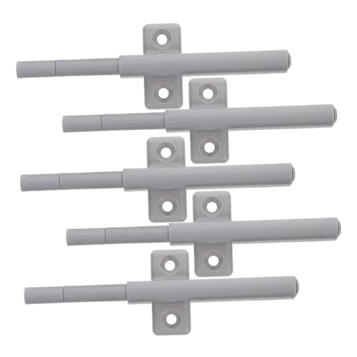 LOORGVEL 5 Stück Push To Open Türverschluss Teiliges für Küchenschränke Magnetische Druckverschlüsse Einfache Installation Modernes Design Geeignet für Seitliche Montage von LOORGVEL