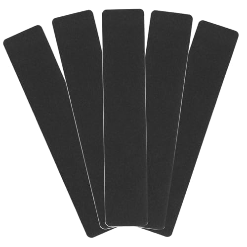 LOORGVEL 5 Stück Teiliges Anti rutsch Treppenstufen Streifen Rutschfestes Witterungsbeständiges Klebeband für Outdoor Treppen Selbstklebend Rutschhemmend Vielseitig für Sichere Laufwege von LOORGVEL