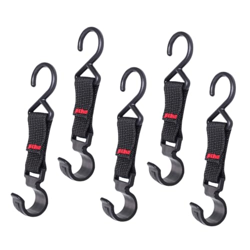 LOORGVEL 5 Stück Teiliges Camping haken Robustem Nylonband S förmige Aufhänger für Zeltstangen Vielseitiger Organizer zum Aufhängen von Kochgeschirr Taschen und Campingzubehör Einfach LOORGVEL 5 Stück Teiliges Camping haken Robustem Nylonband S förmige Aufhänger für Zeltstangen Vielseitiger Organizer zum Aufhängen von Kochgeschirr Taschen und Campingzubehör Einfach von LOORGVEL