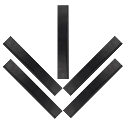 LOORGVEL 5 Stück Teiliges Ersatzgummi für Fensterabzieher Langlebiger Verschleißfester Gummi für Effektive Glasreinigung Passend für Standard fensterwischer Einfache Montage von LOORGVEL