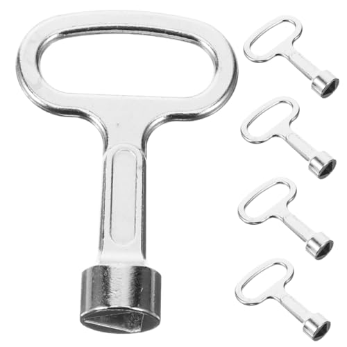 LOORGVEL 5 Stück Teiliges Heizkörperventil Schlüssel Multifunktionales Werkzeug für Heizkörper Wasserzähler und Ventileinsatz für Heimwerker und Professionelle Installateure von LOORGVEL