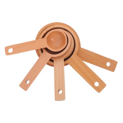 LOORGVEL 5 Stück Teiliges Holz Messlöffel für Kaffee und Lebensmittel Robust Kratzfest Verschiedene Kompakt Glatte Oberfläche Praktisch für Töpfe und Vorratsbehälter Einfache Reinigung LOORGVEL 5 Stück Teiliges Holz Messlöffel für Kaffee und Lebensmittel Robust Kratzfest Verschiedene Kompakt Glatte Oberfläche Praktisch für Töpfe und Vorratsbehälter Einfache Reinigung von LOORGVEL