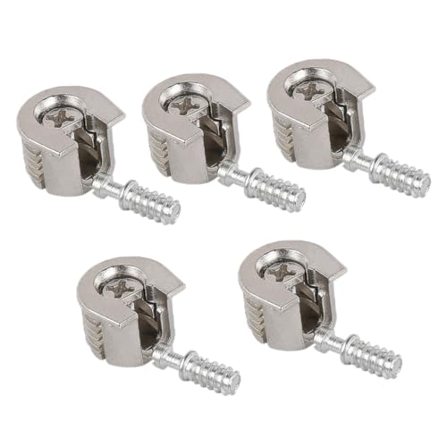 LOORGVEL 5 Stück Teiliges Möbelverbinder Exzentrischem Möbelbeschlag Stabile Regalhalter für Einlegeböden Einfache Montage Silberfarbene Metallverbindung für Schränke und Wohnmöbel LOORGVEL 5 Stück Teiliges Möbelverbinder Exzentrischem Möbelbeschlag Stabile Regalhalter für Einlegeböden Einfache Montage Silberfarbene Metallverbindung für Schränke und Wohnmöbel von LOORGVEL