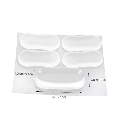 LOORGVEL 5 Stück Teiliges Transparente Silikon Toilettensitz Pufferpads Rutschfest Geräuschdämpfend Stoßfest Langlebig Passend für Wc Sitz Schützt vor Kratzern und Verschleiß LOORGVEL 5 Stück Teiliges Transparente Silikon Toilettensitz Pufferpads Rutschfest Geräuschdämpfend Stoßfest Langlebig Passend für Wc Sitz Schützt vor Kratzern und Verschleiß von LOORGVEL