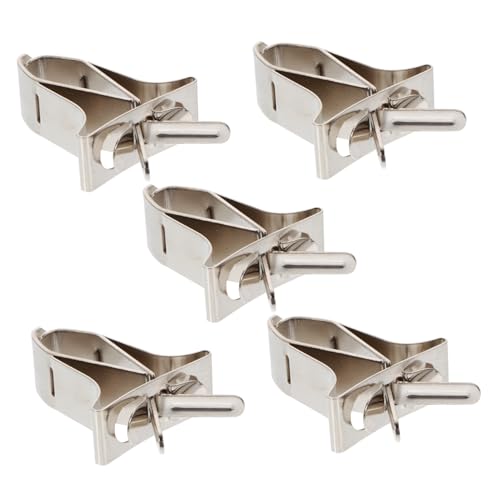 LOORGVEL 5 Stück Teiliges Vogelkäfig Edelstahl Clips Langlebig Rostfrei Sichere Futterhalter für Papageien Wellensittiche Gemüse Obst Halter Vogelkäfig Zubehör Praktische Installation LOORGVEL 5 Stück Teiliges Vogelkäfig Edelstahl Clips Langlebig Rostfrei Sichere Futterhalter für Papageien Wellensittiche Gemüse Obst Halter Vogelkäfig Zubehör Praktische Installation von LOORGVEL