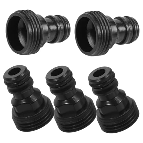 LOORGVEL 5 Stück Teiliges Wasserhahn Schlauchanschluss Langlebigem Hahnverbinder für Waschmaschine und Geschirrspüler Einfache Installation Auslaufsichere Garten Adapter für Haushaltsgeräte LOORGVEL 5 Stück Teiliges Wasserhahn Schlauchanschluss Langlebigem Hahnverbinder für Waschmaschine und Geschirrspüler Einfache Installation Auslaufsichere Garten Adapter für Haushaltsgeräte von LOORGVEL