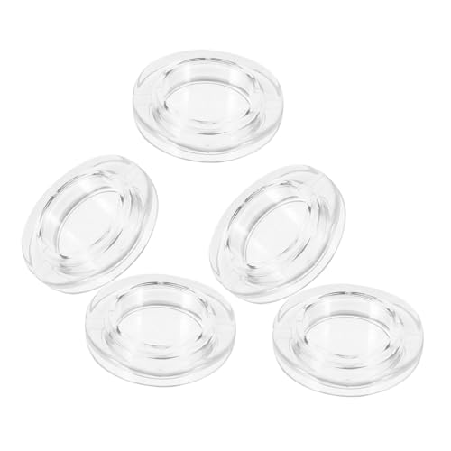 LOORGVEL 5 Stück Transparenter Schirmlochring Wetterfest Stabil für Gartentisch Sonnenschirm Befestigung Zubehör Robust Schutz gegen Schmutz und Verrutschen von LOORGVEL