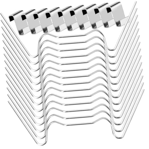 LOORGVEL 50 Satz Teiliges Gewächshaus Edelstahl W Z clips Rostfreie Glasplatten Befestigungsklammern Stabile Langlebige Klammern zur Sicheren Fixierung von Gewächshausplatten von LOORGVEL