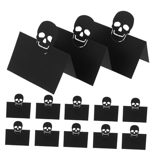 LOORGVEL 50 Stück Halloween Platzkarten mit Motiv Faltbare Tischkarten aus Hochwertigem Perlmutt Papier Langlebig und Einfach Aufzustellen für Halloween Partys Hochzeiten und Bankette LOORGVEL 50 Stück Halloween Platzkarten mit Motiv Faltbare Tischkarten aus Hochwertigem Perlmutt Papier Langlebig und Einfach Aufzustellen für Halloween Partys Hochzeiten und Bankette von LOORGVEL