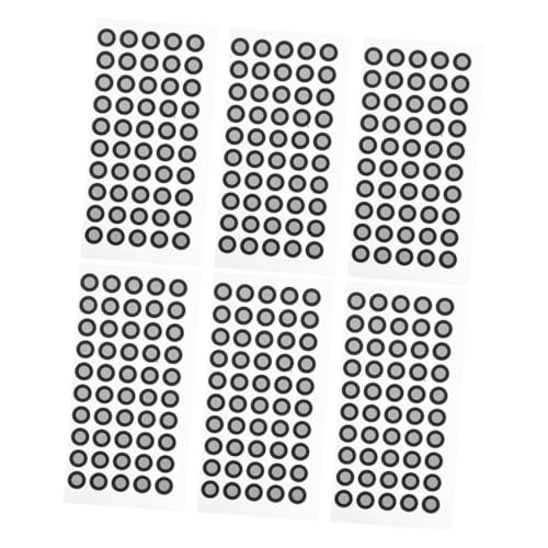 LOORGVEL 6 Blätter Hochreflektierende Markierungspunkte mit Reflektierenden Film referenzpunkten für Präzise Optische Positionierung und Reverse Engineering von LOORGVEL