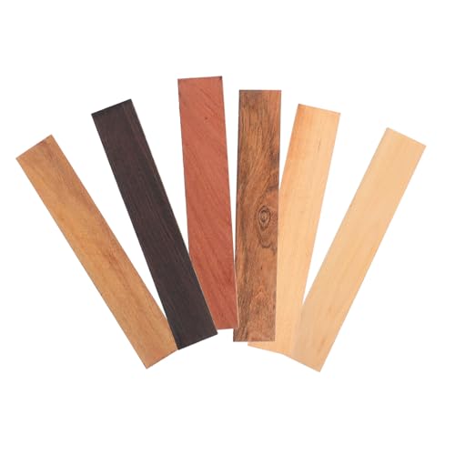 LOORGVEL 6 Stck Teiliges Natürliche Holzplanken Ersatzlatten für Gartenbank Strukturierte Holzplatten mit Maserung Stabile DIY Holzbretter für Handwerk Schnittfest und Vielseitig von LOORGVEL