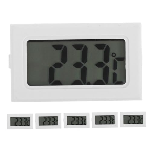 LOORGVEL 6 Stück Digitales Thermometer mit Klarer Anzeige Handliches Eingebettetes Raum Autothermometer Präzise Messung Multifunktional für Innen Außenbereiche Platzsparendes Design LOORGVEL 6 Stück Digitales Thermometer mit Klarer Anzeige Handliches Eingebettetes Raum Autothermometer Präzise Messung Multifunktional für Innen Außenbereiche Platzsparendes Design von LOORGVEL