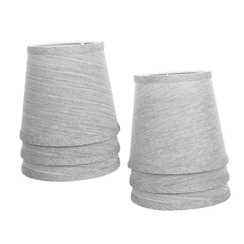 LOORGVEL 6 Stück Kleine Lampenschirme aus Leinwandstoff Blendfrei Weiche Beleuchtung Einfache Montage Vielseitig Kompatibel für Schlafzimmer Wohnzimmer Küche Hotel Bauernhausstil LOORGVEL 6 Stück Kleine Lampenschirme aus Leinwandstoff Blendfrei Weiche Beleuchtung Einfache Montage Vielseitig Kompatibel für Schlafzimmer Wohnzimmer Küche Hotel Bauernhausstil von LOORGVEL