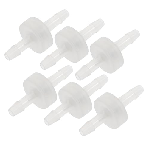 LOORGVEL 6 Stück Teiliges Aquarium Rückschlagventil aus Hochwertigem PP Kunststoff Luft Wasserfest Geeignet für Aquarienluftpumpen Flüssigkeits Wassersysteme Stabil und Auslaufsicher LOORGVEL 6 Stück Teiliges Aquarium Rückschlagventil aus Hochwertigem PP Kunststoff Luft Wasserfest Geeignet für Aquarienluftpumpen Flüssigkeits Wassersysteme Stabil und Auslaufsicher von LOORGVEL