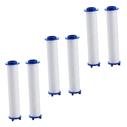 LOORGVEL 6 Stück Teiliges Baumwoll Duschfilter für Anwendungen Hochwertiger Wasserfilter für Dusche Entfernt Sedimente und Sorgt für Sauberes Wasser von LOORGVEL
