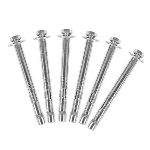LOORGVEL 6 Stück Teiliges Edelstahl Außensechskant Expansionsschrauben mit Mutter Korrosionsbeständige Schwerlastdübel für Mauerwerk Fenster Türbefestigung Innen Außenbereich LOORGVEL 6 Stück Teiliges Edelstahl Außensechskant Expansionsschrauben mit Mutter Korrosionsbeständige Schwerlastdübel für Mauerwerk Fenster Türbefestigung Innen Außenbereich von LOORGVEL