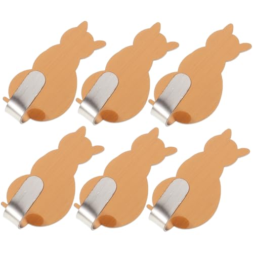 LOORGVEL 6 Stück Teiliges Edelstahl Klebehaken Katzenform Selbstklebend Wandhaken für Kleidung Handtücher Tür Schlafzimmer Küche Badezimmer Aufhängehaken Robust und Kratzfrei Rosa Gold LOORGVEL 6 Stück Teiliges Edelstahl Klebehaken Katzenform Selbstklebend Wandhaken für Kleidung Handtücher Tür Schlafzimmer Küche Badezimmer Aufhängehaken Robust und Kratzfrei Rosa Gold von LOORGVEL