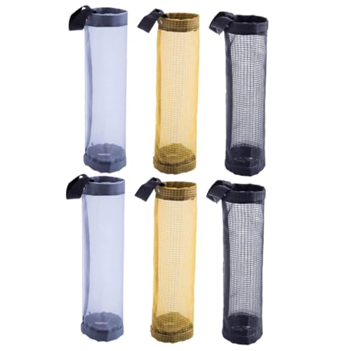 LOORGVEL 6 Stück Teiliges Hängendes Kunststoffbeutelhalter Platzsparender Müllbeutel Organizer für Küche Reißfestes Polyester Einlegen und Entnehmen Einsetzbar für Haushaltsbeutel LOORGVEL 6 Stück Teiliges Hängendes Kunststoffbeutelhalter Platzsparender Müllbeutel Organizer für Küche Reißfestes Polyester Einlegen und Entnehmen Einsetzbar für Haushaltsbeutel von LOORGVEL
