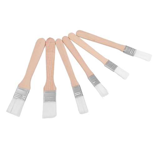 LOORGVEL 6 Stück Teiliges Nylon Dicker Lackpinsel für Präzise Klebstoff Ausbesserungen und Detailmalerei mit Langlebigem Holzgriff Weich Gebundenem Haar für Ölfarben Vielseitig Einsetzbar LOORGVEL 6 Stück Teiliges Nylon Dicker Lackpinsel für Präzise Klebstoff Ausbesserungen und Detailmalerei mit Langlebigem Holzgriff Weich Gebundenem Haar für Ölfarben Vielseitig Einsetzbar von LOORGVEL