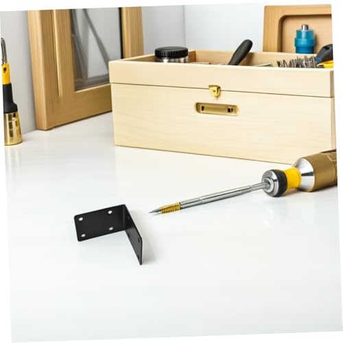 LOORGVEL 6 Stück Teiliges Schwarz Robuste Möbel eckwinkel Kratzfeste Gartenbeet Blumentopfstütze Einfache Montage Stabile Regalhalterung für Holzregale LOORGVEL 6 Stück Teiliges Schwarz Robuste Möbel eckwinkel Kratzfeste Gartenbeet Blumentopfstütze Einfache Montage Stabile Regalhalterung für Holzregale von LOORGVEL