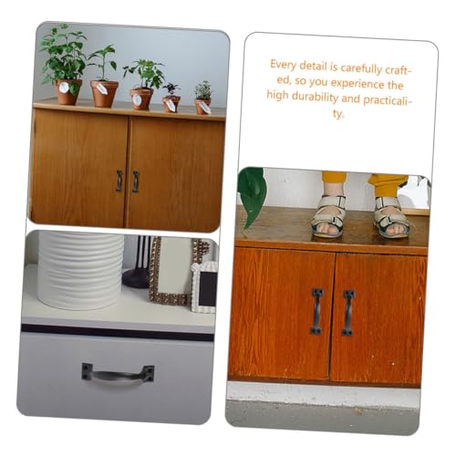 LOORGVEL 6 Stück Teiliges Vintage Eisengriffe Möbelgriffe Türgriffe für Schränke Kommoden und Kleiderschränke Robuste Bogengriffe für Garderoben LOORGVEL 6 Stück Teiliges Vintage Eisengriffe Möbelgriffe Türgriffe für Schränke Kommoden und Kleiderschränke Robuste Bogengriffe für Garderoben von LOORGVEL