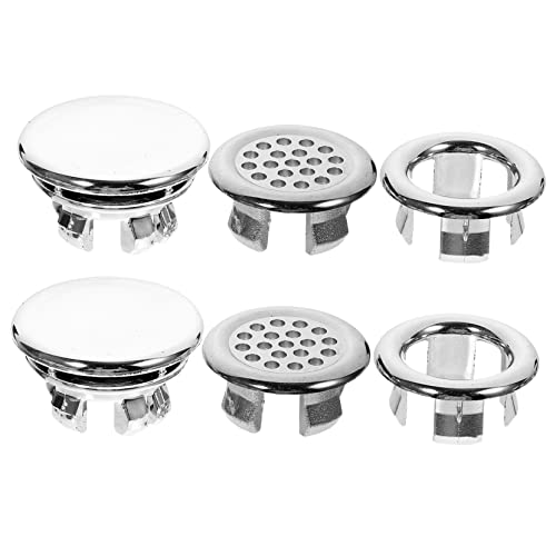 LOORGVEL 6 Stück Teiliges Waschbecken Überlauf Ring Universelles Badezimmer Zubehör Dekorative Abdeckung für Waschbeckenüberlauf Installieren Langlebig und LOORGVEL 6 Stück Teiliges Waschbecken Überlauf Ring Universelles Badezimmer Zubehör Dekorative Abdeckung für Waschbeckenüberlauf Installieren Langlebig und von LOORGVEL