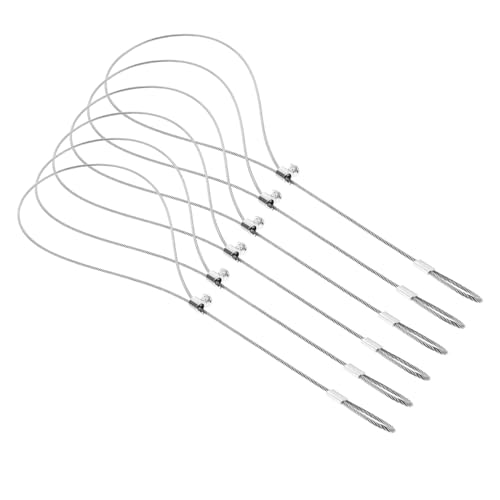 LOORGVEL 6Stücke Kabel Pull Torverriegelung Teilig Verstellbar für Holztore Einfache Installation Sicherheitslösung für Zäune und Metalltore Randomisierte Farben von LOORGVEL