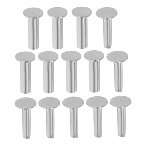 LOORGVEL 7 Paare Edelstahl Messergriffnieten Schwere Befestigung für Stabile Langlebige Holzgriffe DIY Messergriff Zubehör Rostfrei Kompatibel für Küchenmesser von LOORGVEL