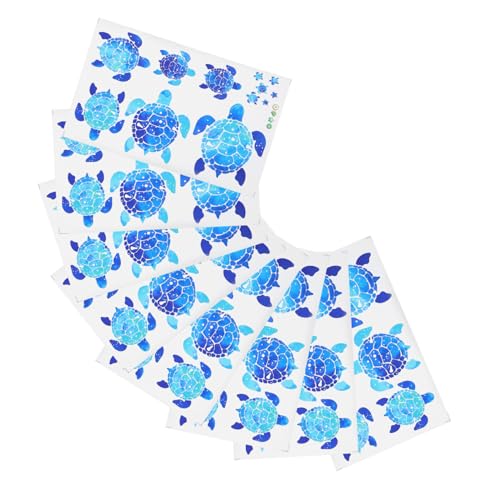 LOORGVEL 8 Blätter Teiliges wasserdichte PVC Meeres-schildkröten Wandtattoos Abnehmbare Unterwasser-badezimmerdeko Langlebige Badezimmer Kinderzimmeraufkleber Feuchtigkeitsresistent LOORGVEL 8 Blätter Teiliges wasserdichte PVC Meeres-schildkröten Wandtattoos Abnehmbare Unterwasser-badezimmerdeko Langlebige Badezimmer Kinderzimmeraufkleber Feuchtigkeitsresistent von LOORGVEL