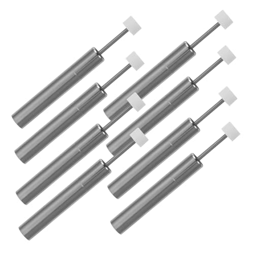 LOORGVEL 8 Stück Dämpfer Papierkorbzubehör Toilettensitz Stoßstangen Mülleimerdeckel Absenkautomatik Mülleimerbeschläge Mülleimer Reparaturzubehör Mülleimerzubehör Metall Silber von LOORGVEL