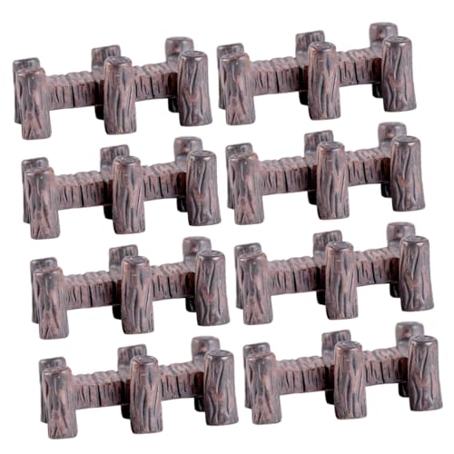 LOORGVEL 8 Stück Miniatur Bonsai brücke aus Widerstandsfähigem Resin Kompakte Miniatur gartenbrücke für DIY Landschaftsbau Dekorative Kleine Brückenskulptur für Mini gärten Feengärten Büro von LOORGVEL