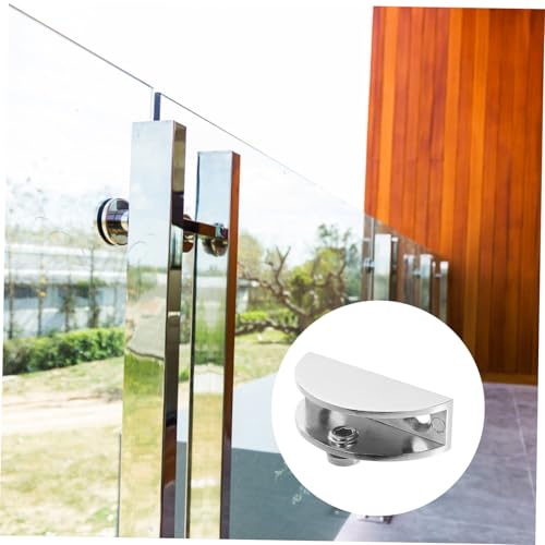 LOORGVEL 8 Stück Teiliges Glasscharnier Zinklegierung Verstellbare Glasklemmen für Glas Robuste Halterung für Glasregale Spiegelbefestigung Vielseitig Einsetzbar für Bad und Küche LOORGVEL 8 Stück Teiliges Glasscharnier Zinklegierung Verstellbare Glasklemmen für Glas Robuste Halterung für Glasregale Spiegelbefestigung Vielseitig Einsetzbar für Bad und Küche von LOORGVEL