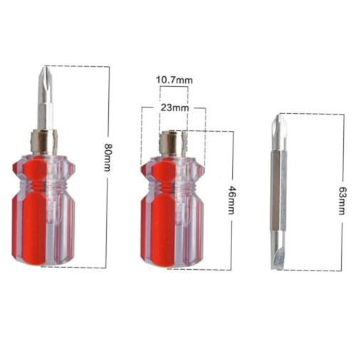 LOORGVEL 8 Stück Teiliges Mini Schraubendreher Kreuz Schlitz Schraubenzieher aus Vanadium Stahl mit Rutschfestem Griff Robust Korrosionsbeständig für Haushalt und Mechanik LOORGVEL 8 Stück Teiliges Mini Schraubendreher Kreuz Schlitz Schraubenzieher aus Vanadium Stahl mit Rutschfestem Griff Robust Korrosionsbeständig für Haushalt und Mechanik von LOORGVEL