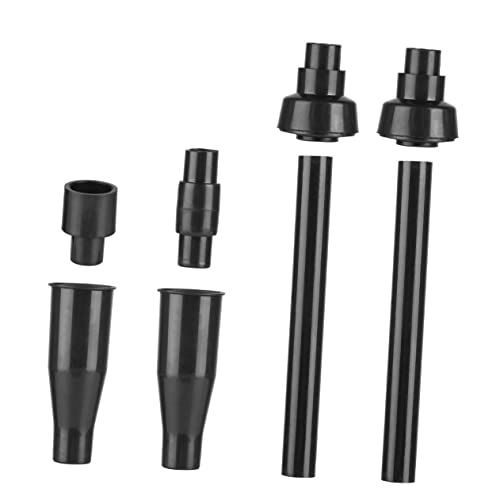 LOORGVEL 8 Stück Teiliges Springbrunnen Düsenset für Teichpumpe mit Verstellbarem Verlängerungsrohr Verschiedene Sprühköpfe Einfache Geeignet für Aquarium Fischbecken Garten Pool und Park von LOORGVEL