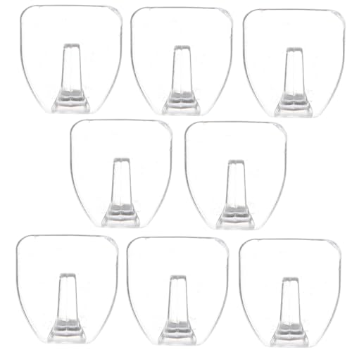 LOORGVEL 8 Stück Teiliges Transparentes Haken Set Selbstklebende Wandhaken für Handtücher Jacken und Kleine Gegenstände für Bad Küche und Schlafzimmer LOORGVEL 8 Stück Teiliges Transparentes Haken Set Selbstklebende Wandhaken für Handtücher Jacken und Kleine Gegenstände für Bad Küche und Schlafzimmer von LOORGVEL