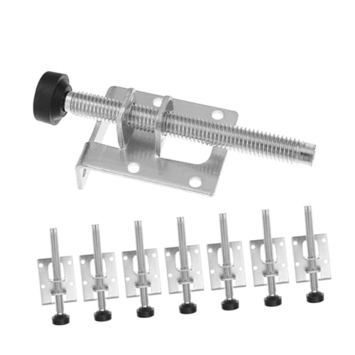 LOORGVEL 8 Stück Verstellbare Möbelfüße Stahl Nivellierfüße für Unebene Böden Stabile Möbelstützen für Schränke Kleiderschränke und Werkbänke rutschfeste Große Stellfüße von LOORGVEL