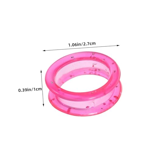 LOORGVEL 80 Stück Teiliges Fingerschutzring für Haustierpflege Scheren Rutschfeste Verstellbare Scissor Finger Protector Ringe Flexible Komfortable Daumeneinsätze für Präzises Schneiden von LOORGVEL