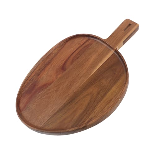 LOORGVEL Acacia Holz Servierplatte Professionelles Holztablett für Pizza Sushi Steak Backwaren Vielseitiges Snack und Frühstückstablett mit Dekorativer Optik für Gastronomie und Zuhause LOORGVEL Acacia Holz Servierplatte Professionelles Holztablett für Pizza Sushi Steak Backwaren Vielseitiges Snack und Frühstückstablett mit Dekorativer Optik für Gastronomie und Zuhause von LOORGVEL