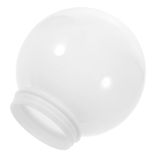 LOORGVEL Acryl Kugel Lampenschirm Sphärischer Lampenschirm Ersatz für Deckenleuchte und Gartenlampe Einfach zu Installierender Lampenzubehör für Patio und Außenbereich von LOORGVEL