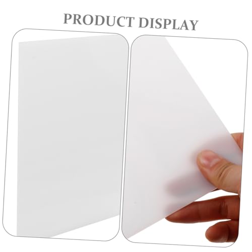 LOORGVEL Acryl Lampenschirm Diffusor Platte Deckenleuchte Lampenabdeckung Halbtransparent Seidenmatt Für Pendelleuchte Gleichmäßige Lichtverteilung Lichtstreuend von LOORGVEL