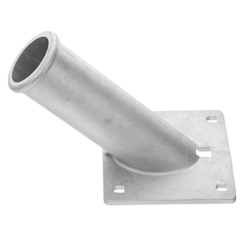 LOORGVEL Aluminium Flaggenmast Halterung Wetterfest Stabile Halter Fahnenmast Basis für Außen Haus LOORGVEL Aluminium Flaggenmast Halterung Wetterfest Stabile Halter Fahnenmast Basis für Außen Haus von LOORGVEL